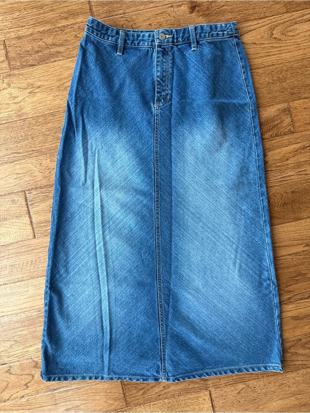 Gap Classic Blue Denim Midi/Long Skirt - size 8 Women's